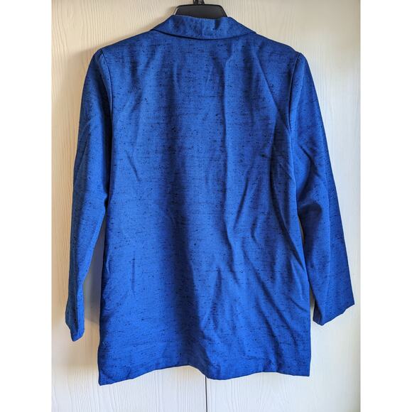 Insepeables Women's Blue Long Sleeve 2 Button V-neck Jacket Size 12 - Picture 2 of 4